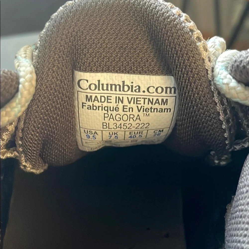 Columbia Pagora Hiking Sneakers Women’s 9.5 Outdoors Grey & Tan - Picture 3 of 6
